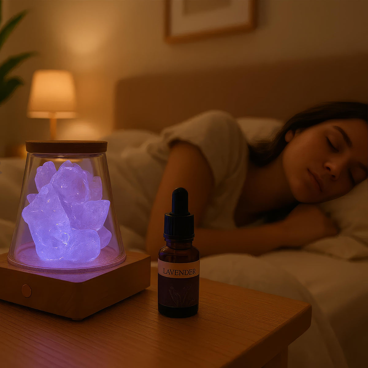 Clear Quartz Crystal Diffuser
