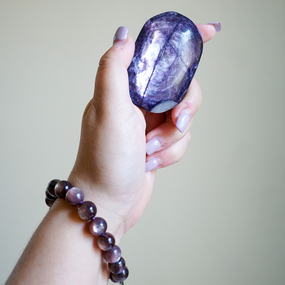 A-grade Lepidolite Bracelet