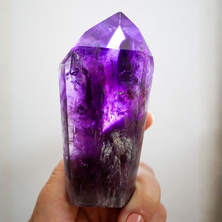AA-Grade Deep Brazilian Amethyst Point – Energy Muse