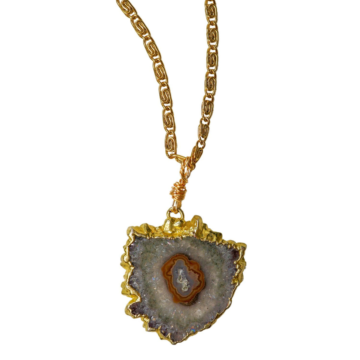 Agate Stalactite One-of-a-kind Necklace