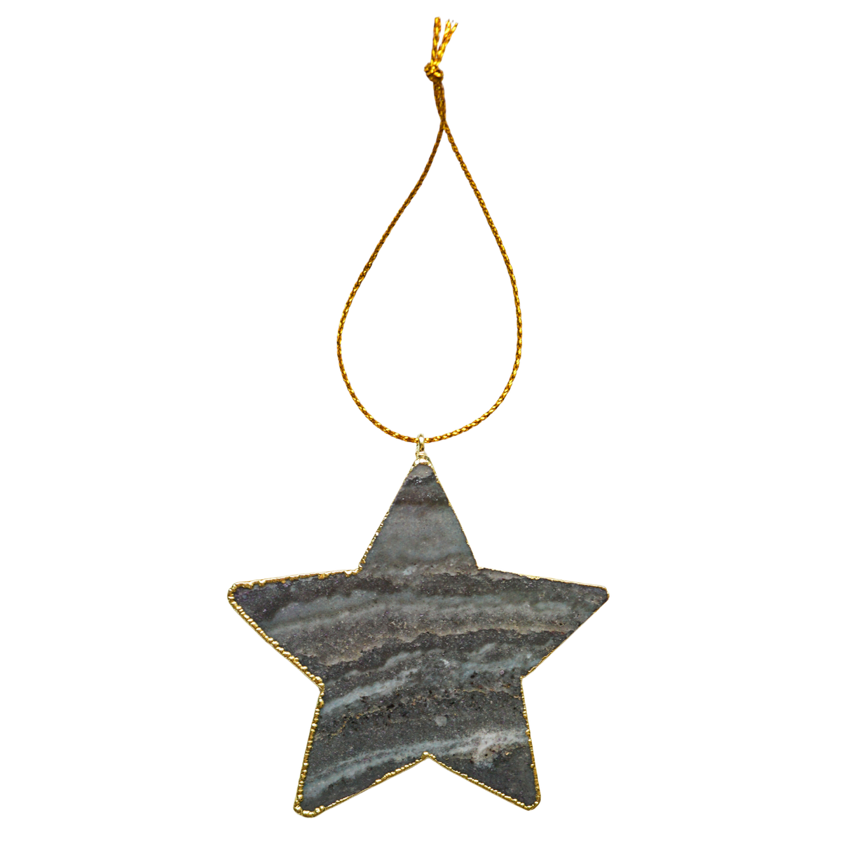 Agate Star Ornament