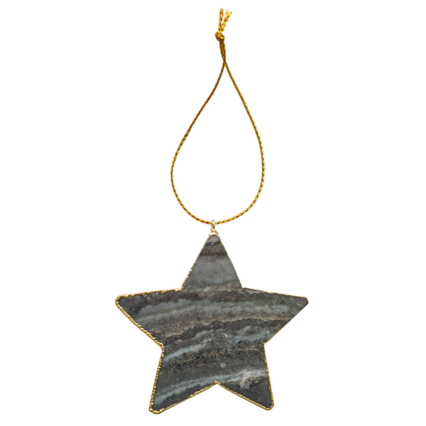 Agate Star Ornament