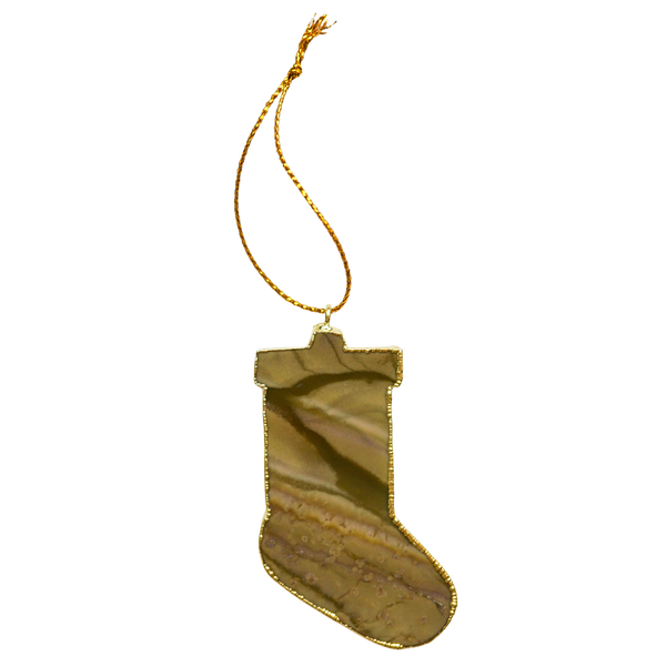 Agate Stocking Ornament