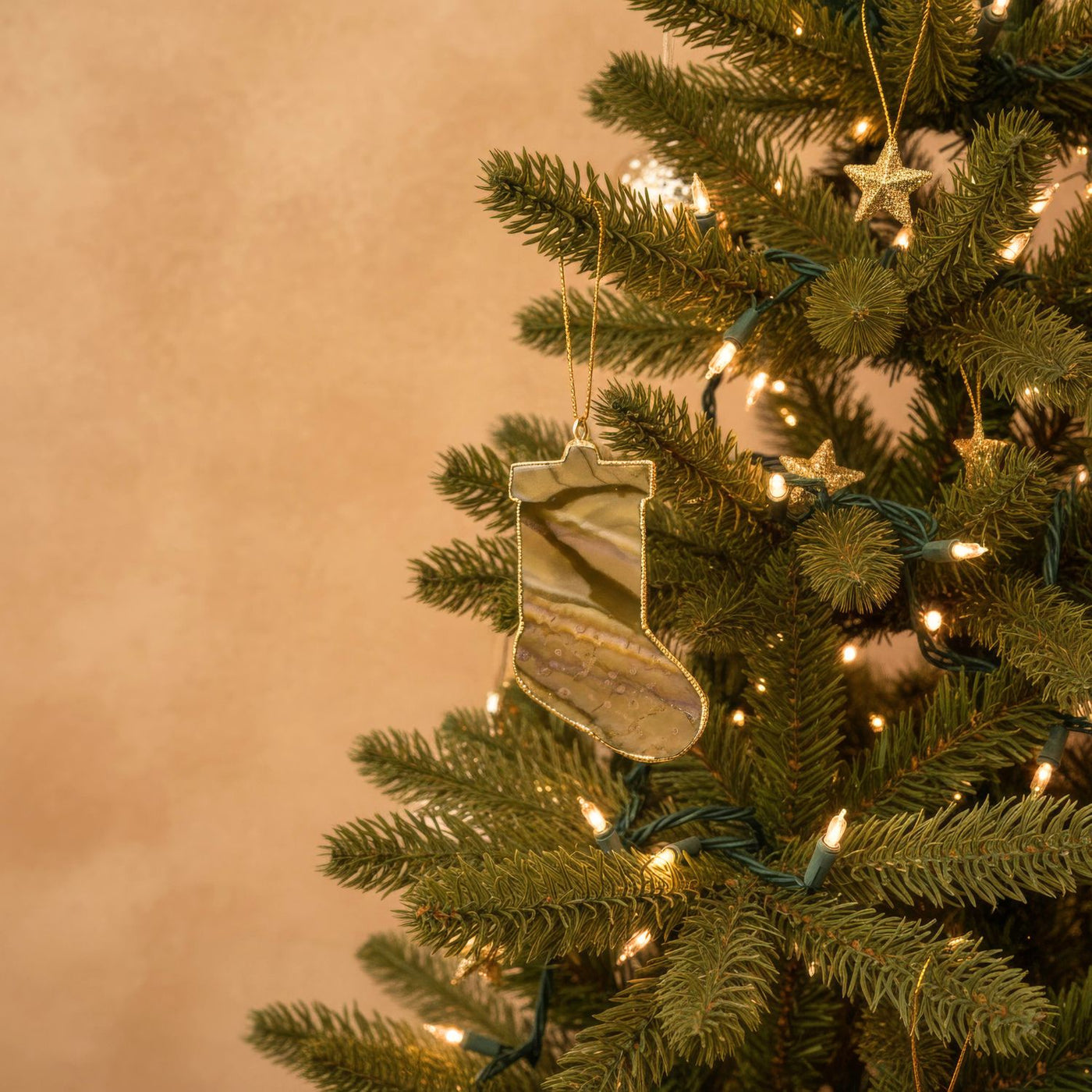 Agate Stocking Ornament
