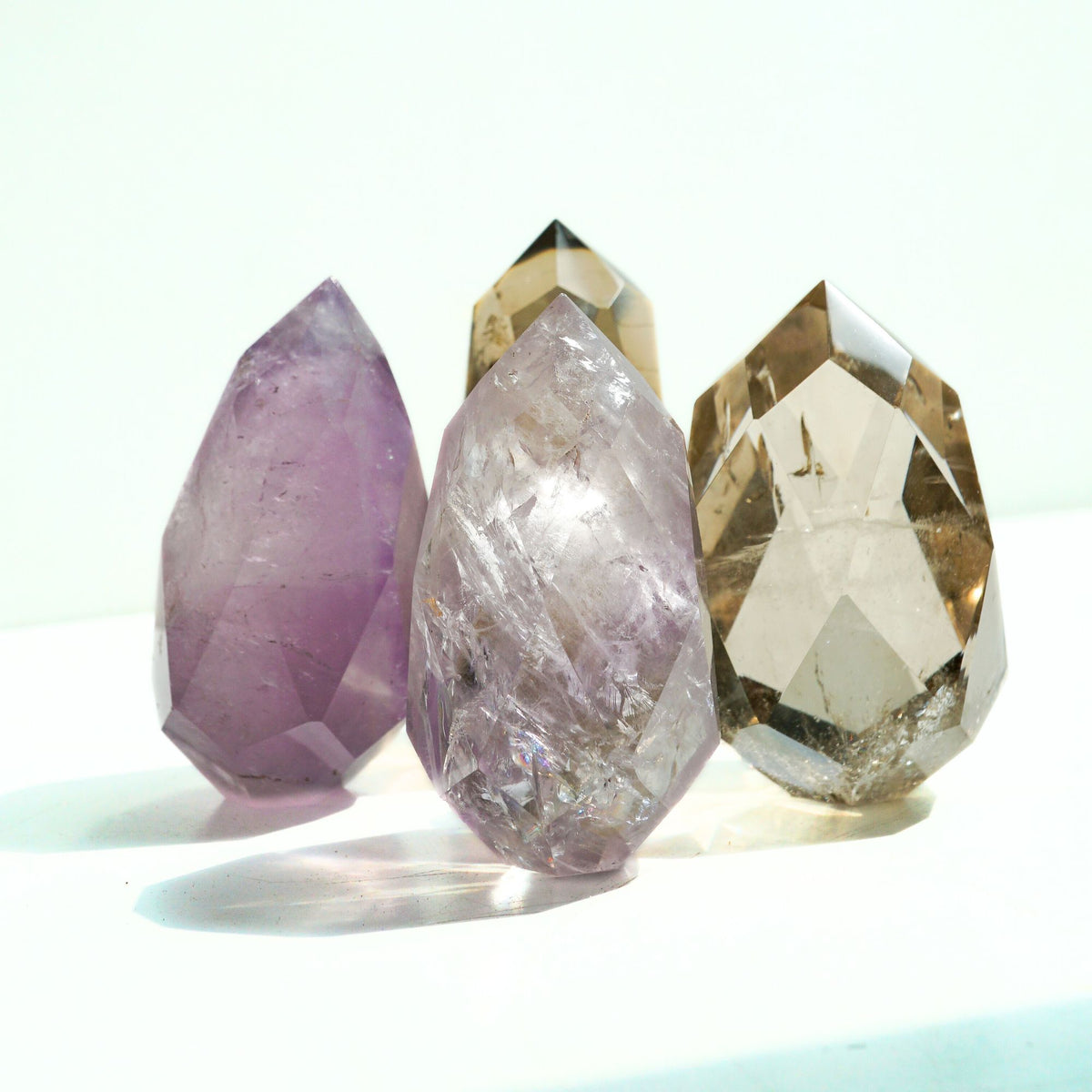 Amethyst Faceted Flame