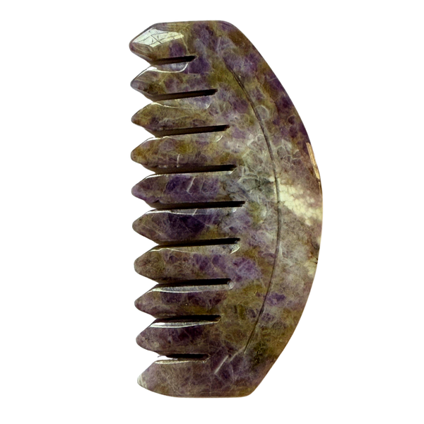 Amethyst Gua Sha Comb