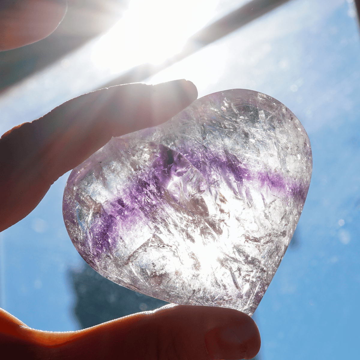 Amethyst Phantom Heart