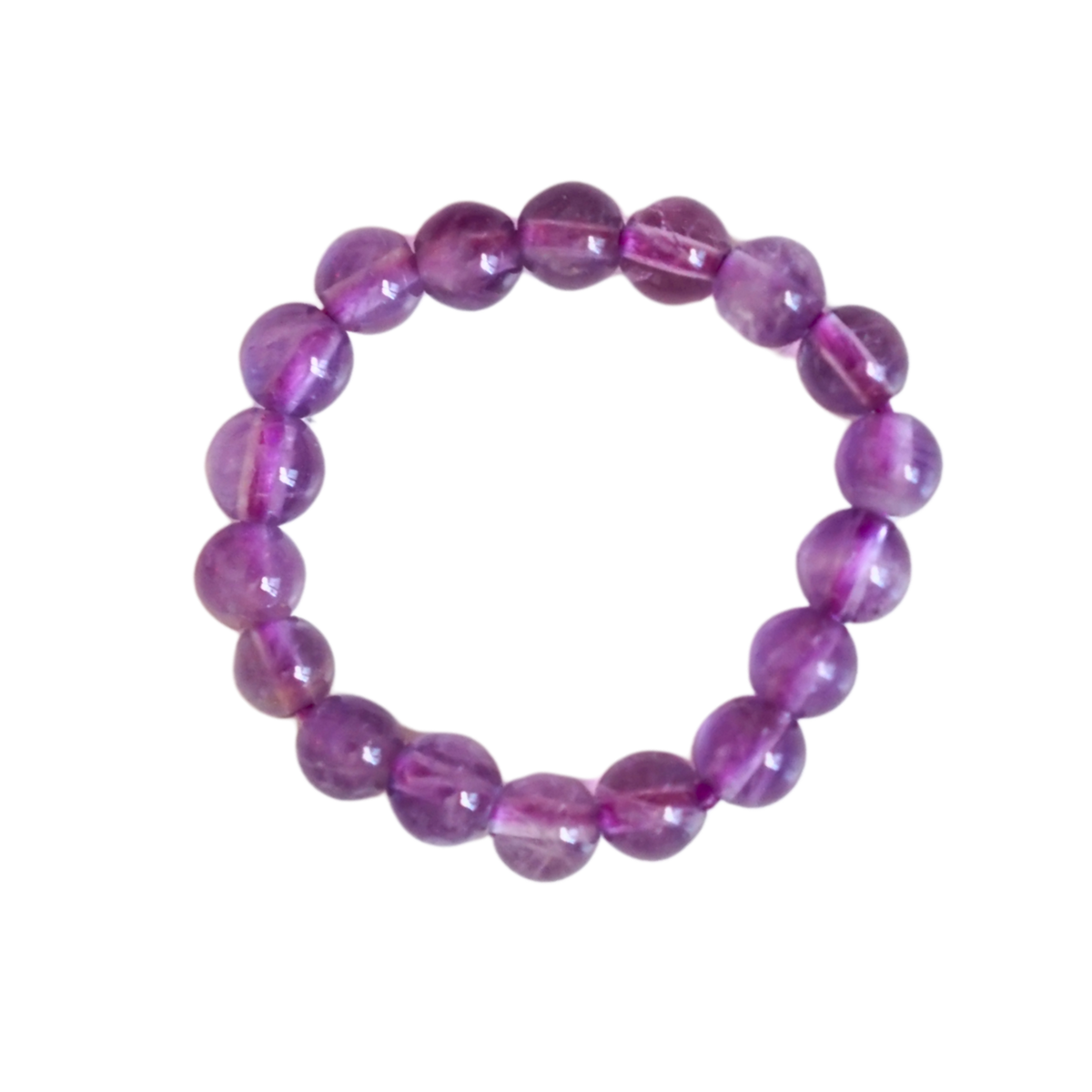 Amethyst Crystal Stretch Ring