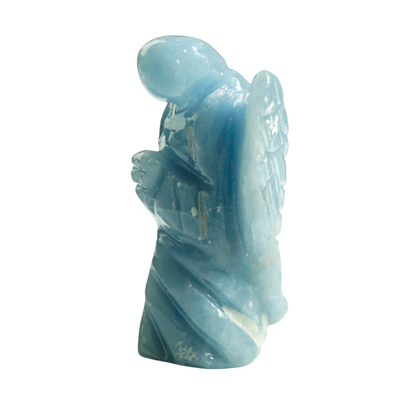 Angelite Angel Carving