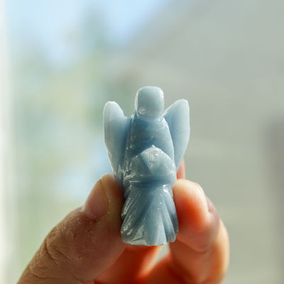 Angelite Angel Carving