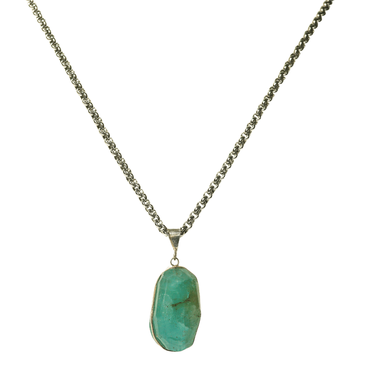 Aquamarine Pendant Necklace