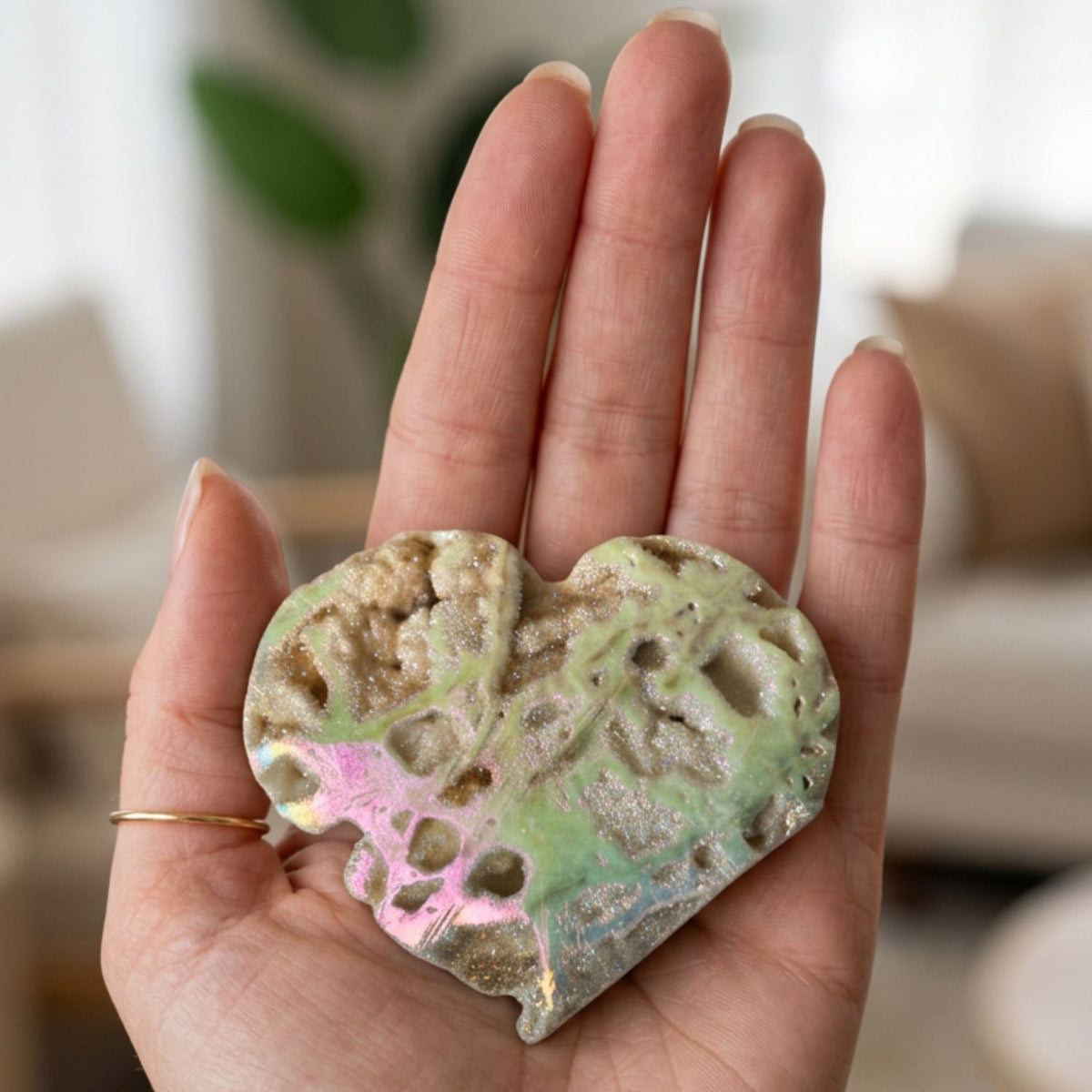 Aura Sphalerite Heart