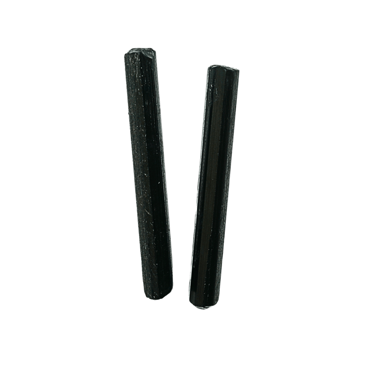 Black Tourmaline Singing Crystal Pair