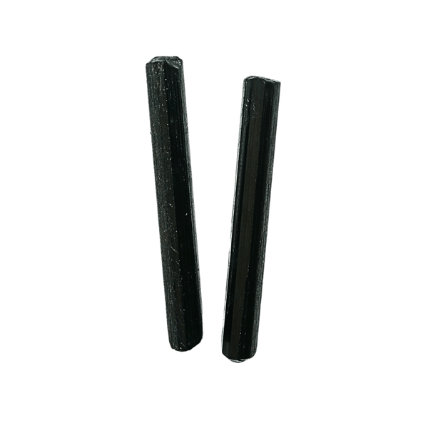 Black Tourmaline Singing Crystal Pair