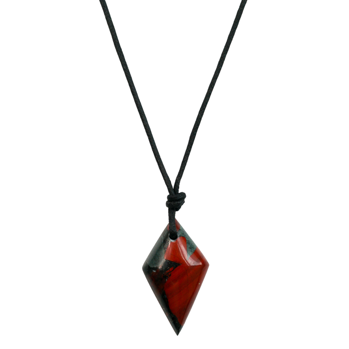 Bloodstone Pendant Necklace