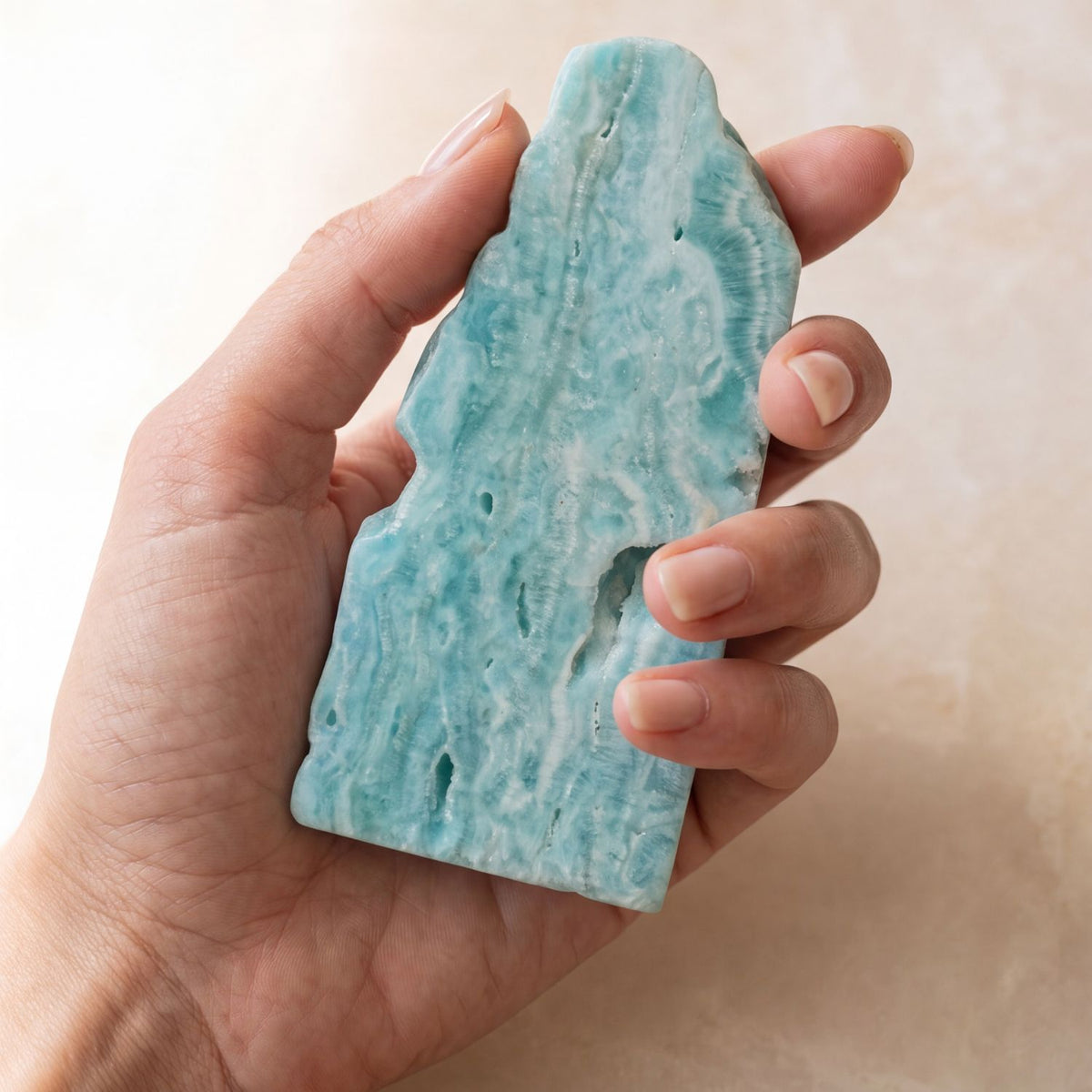 Blue Aragonite Plate