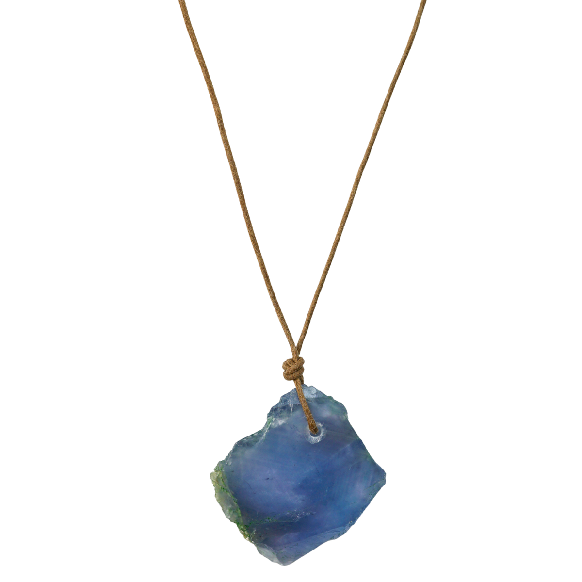 Blue Fluorite Pendant Necklace