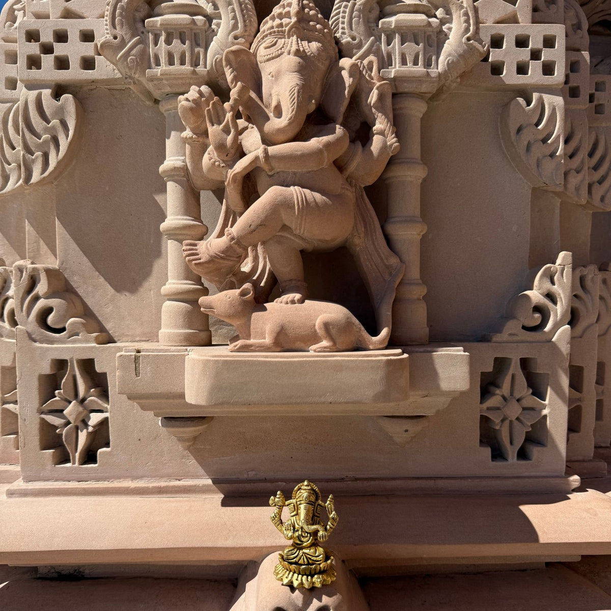 Ganesh Brass Altar Statue