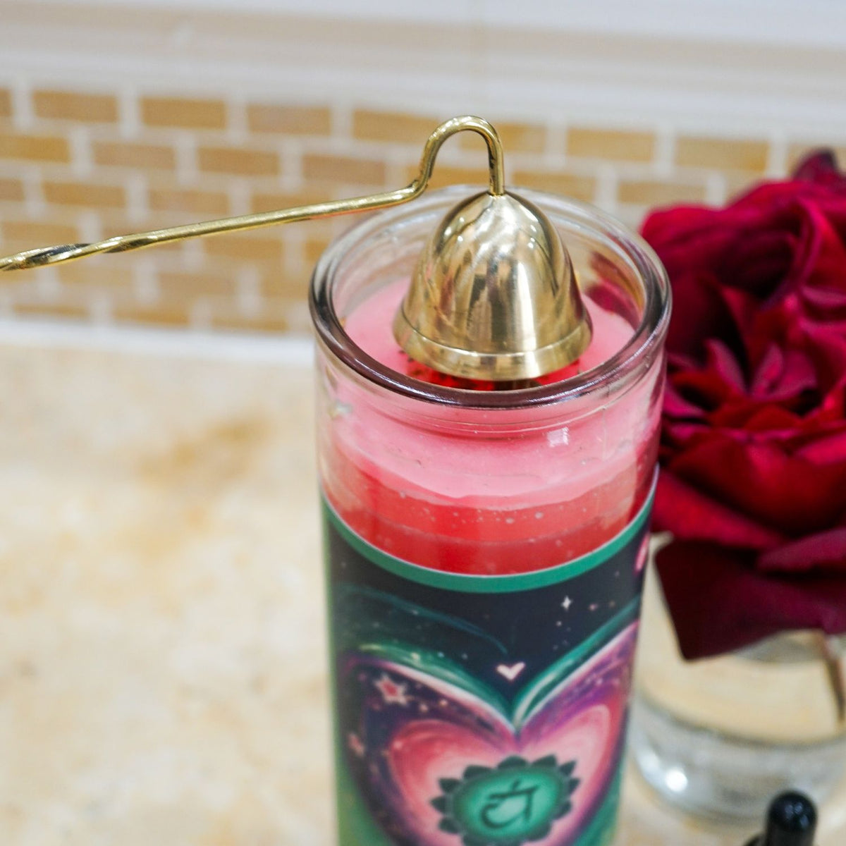 Brass Candle Snuffer