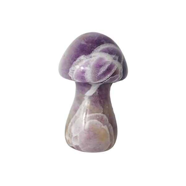 Chevron Amethyst Mushroom Car Vent Clip