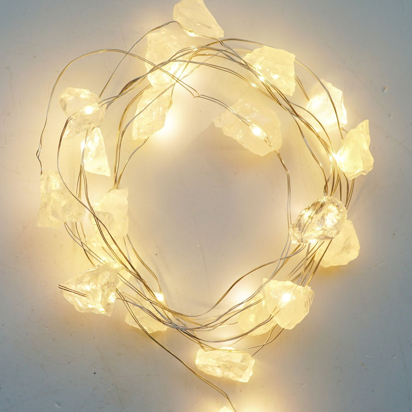 Clear Quartz Crystal String Lights
