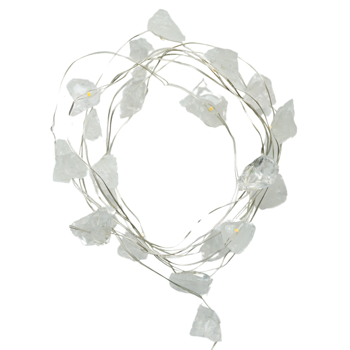 Clear Quartz Crystal String Lights