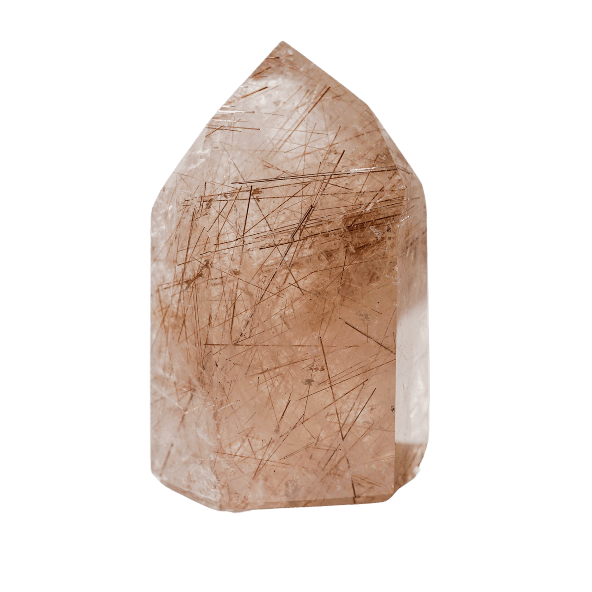 Copper Rutilated Quartz Point