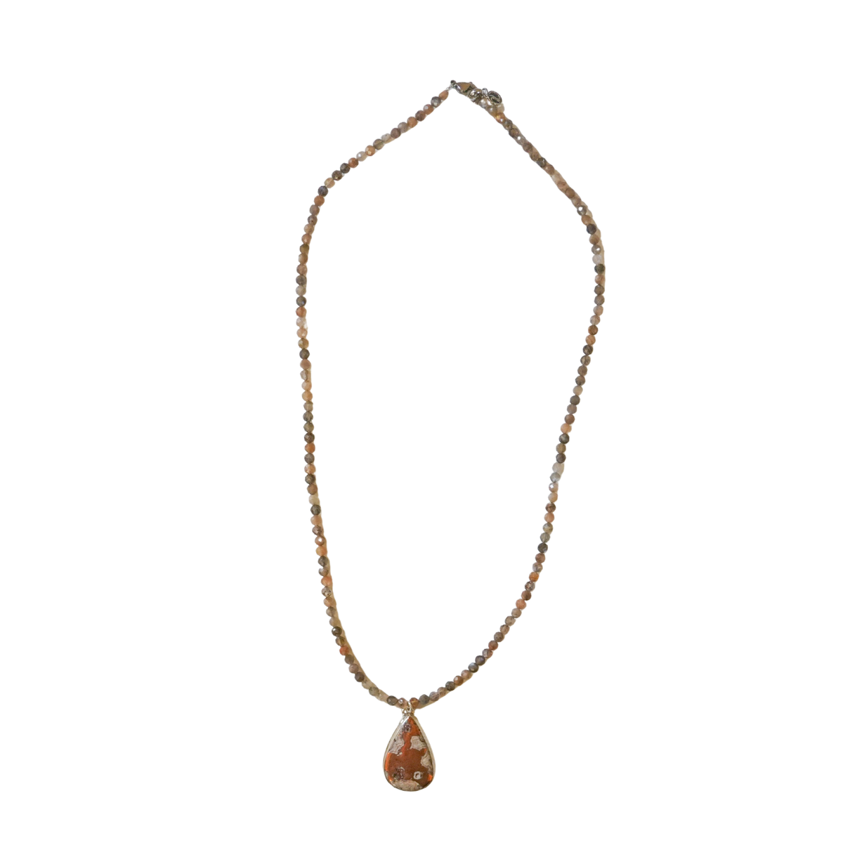 Copper with Agate & Moonstone Necklace