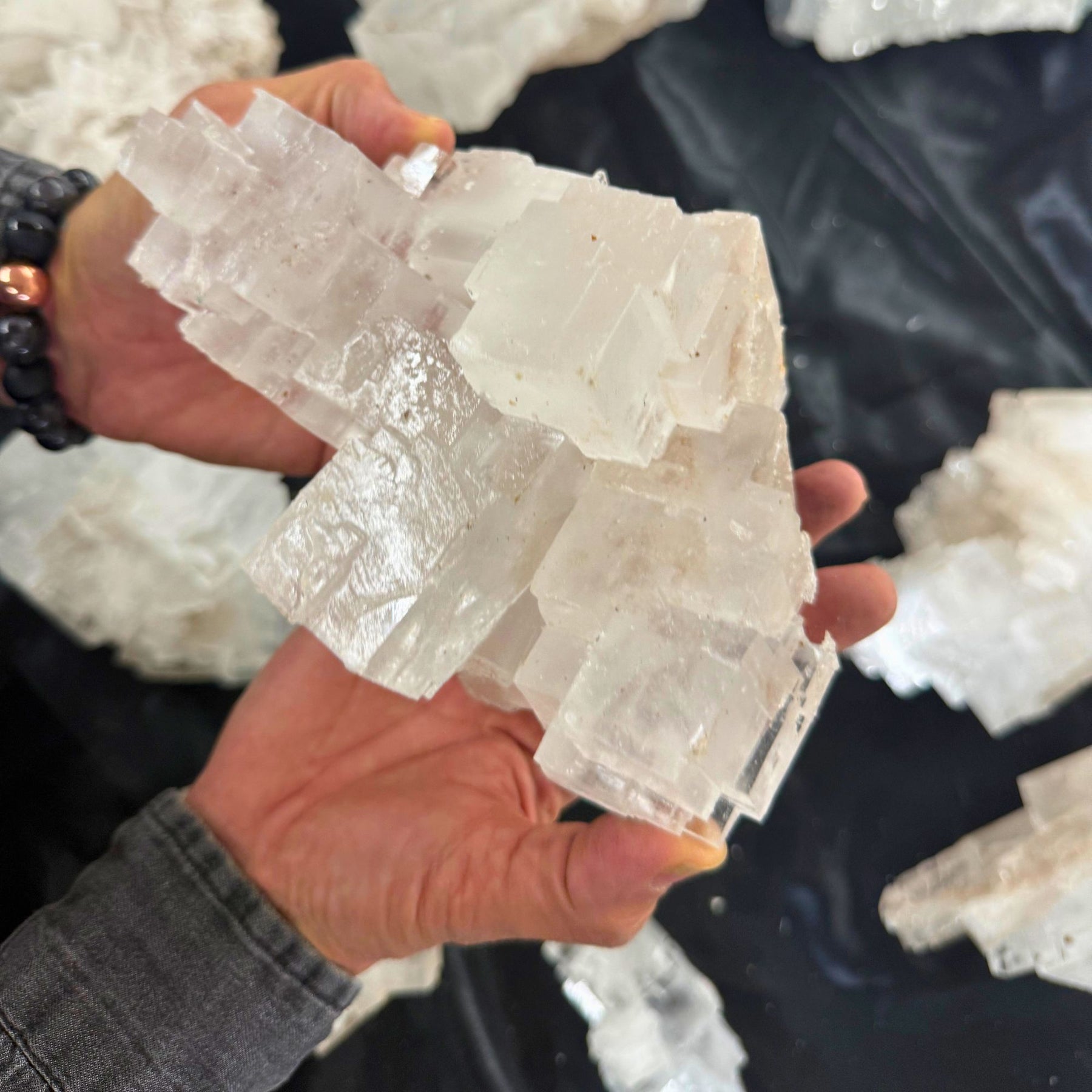 Cubic Halite Cubic Halite Salt Specimen – Rare Moroccan Crystal for Energetic ...