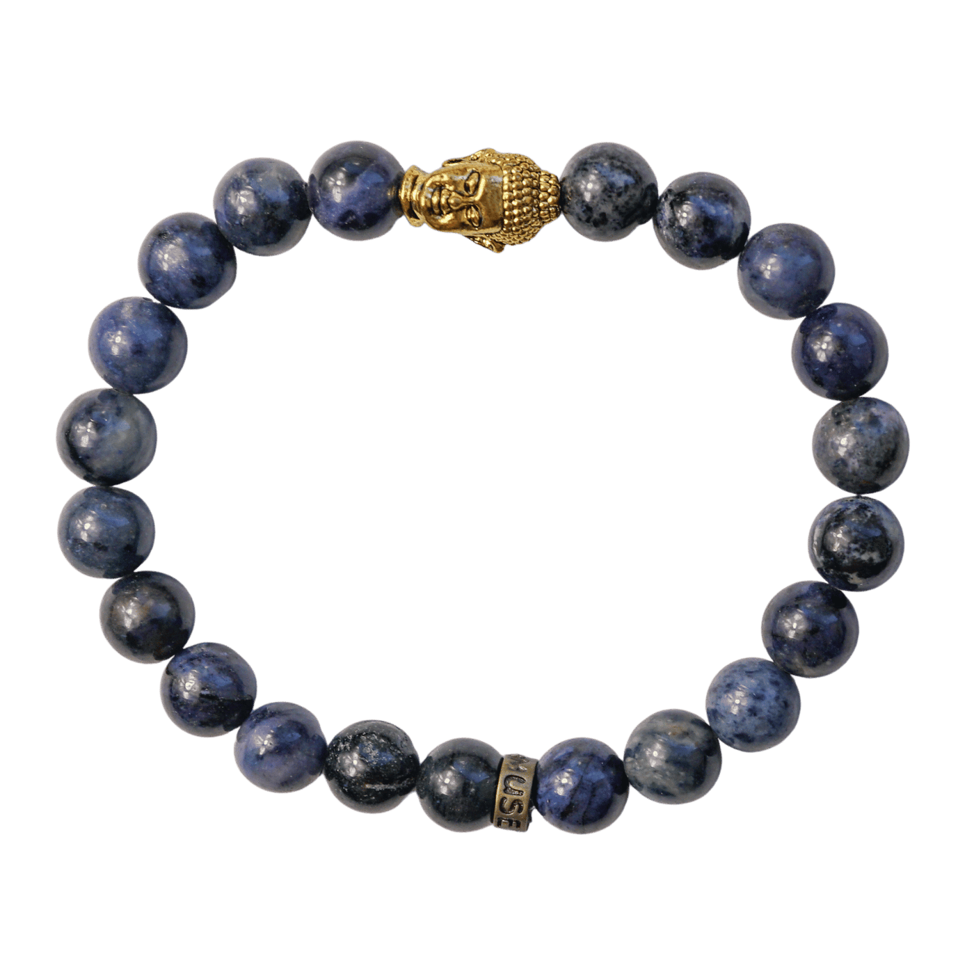 Dumortierite Buddha Bracelet
