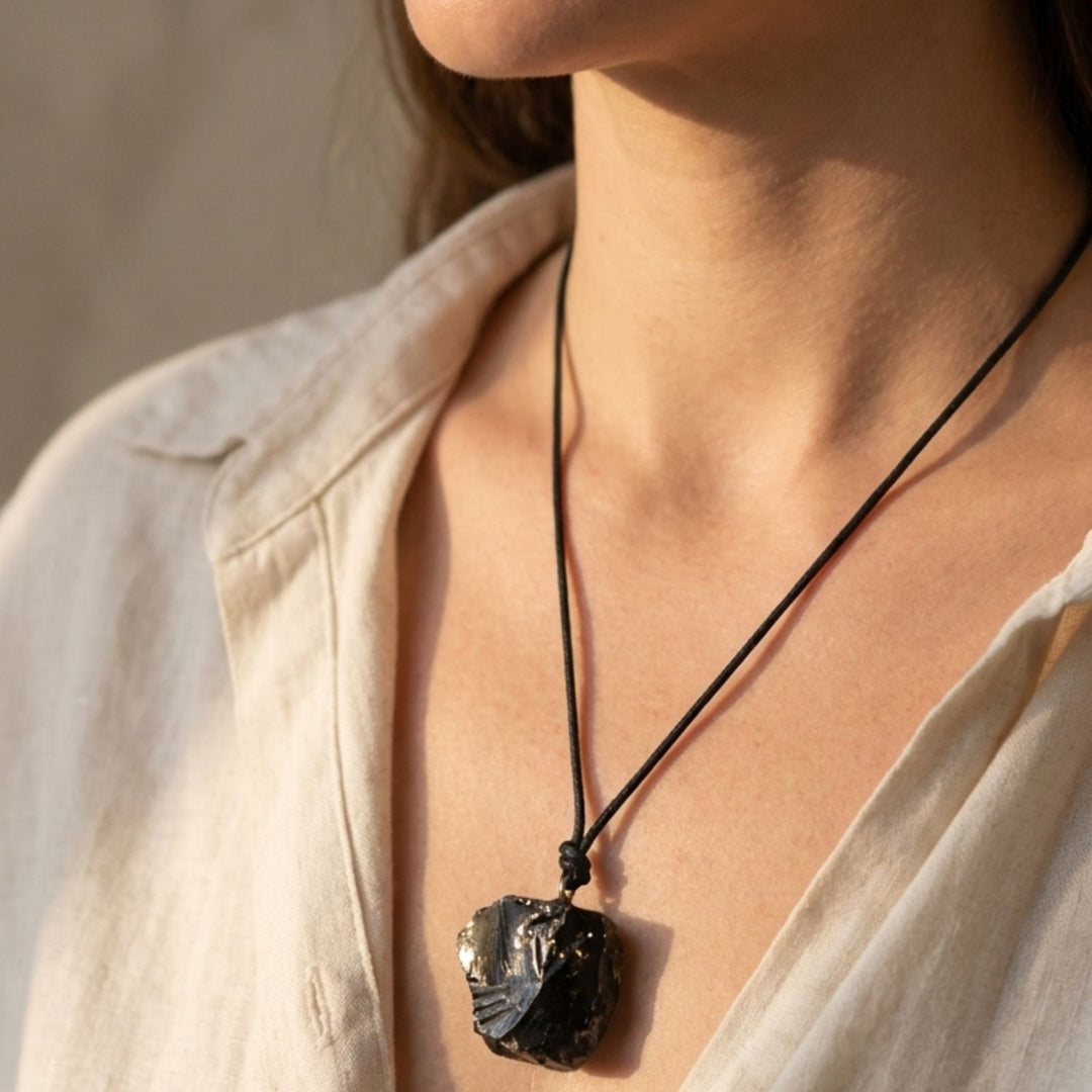Elite Shungite Frequency Necklace | Noble Shungite Grounding
