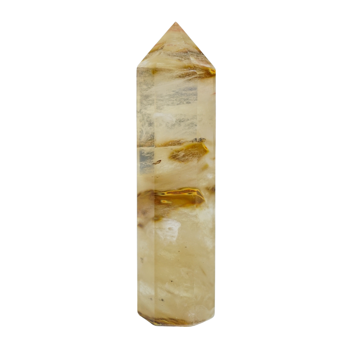 Fire Cherry Quartz Point