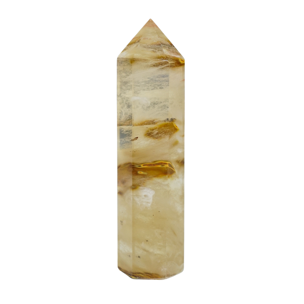 Fire Cherry Quartz Point