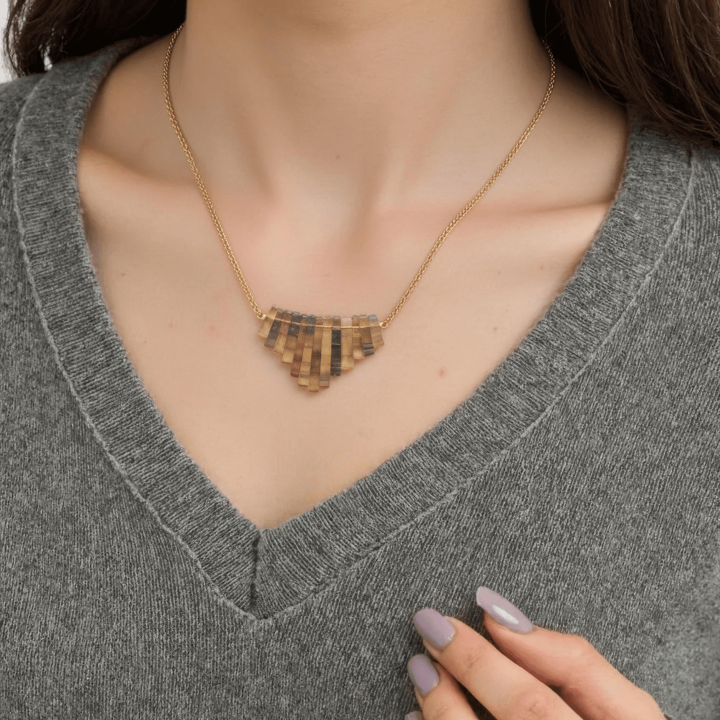 Fluorite Collar Necklace