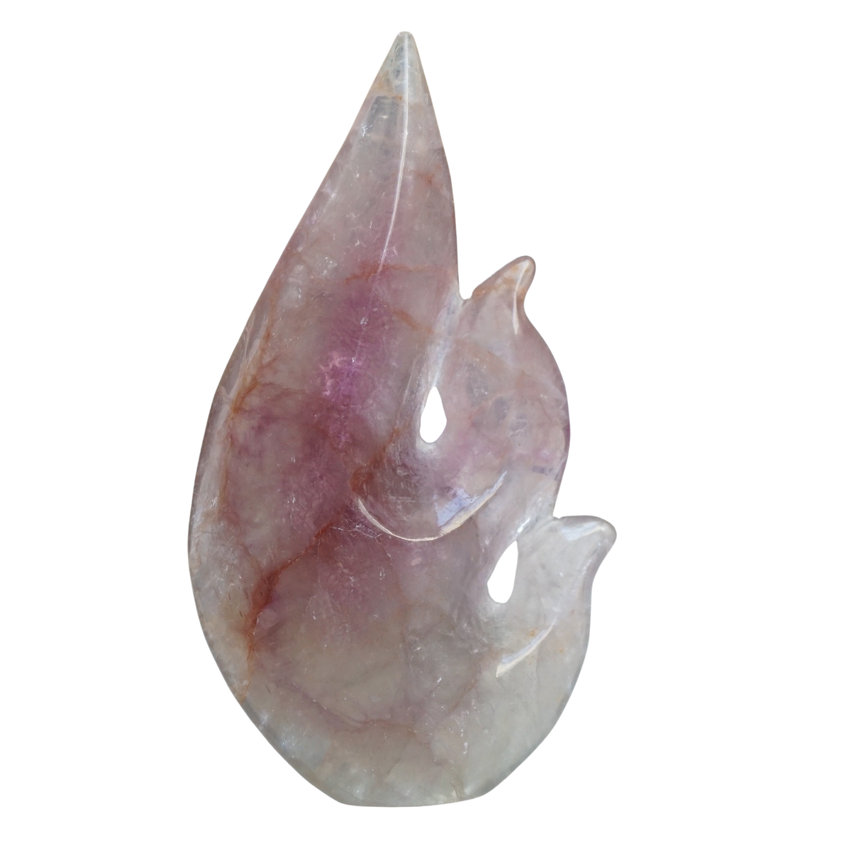 Fluorite Flame Crystal