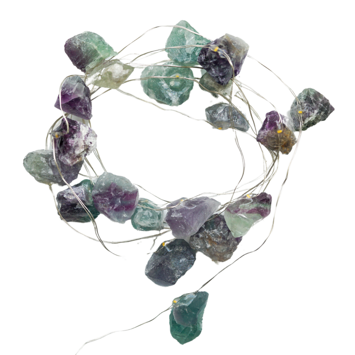 Fluorite Crystal String Lights