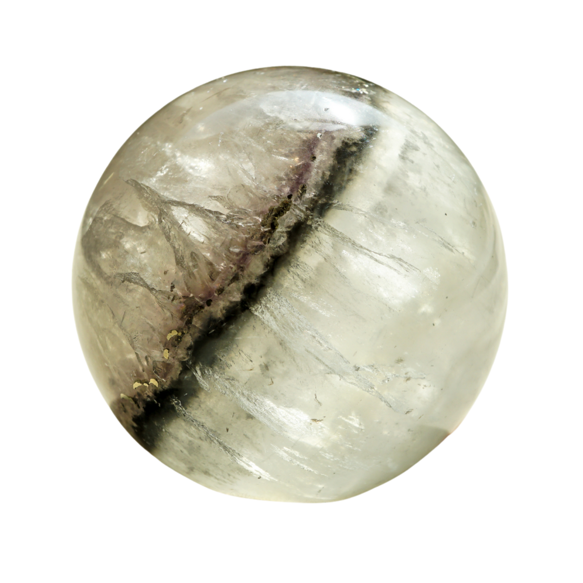 Pyrite & Fluorite Sphere