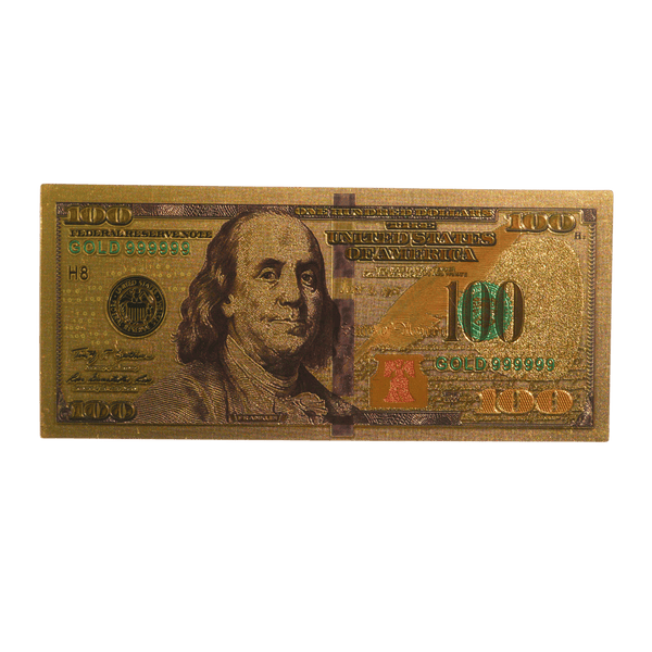 Gold $100 Bill