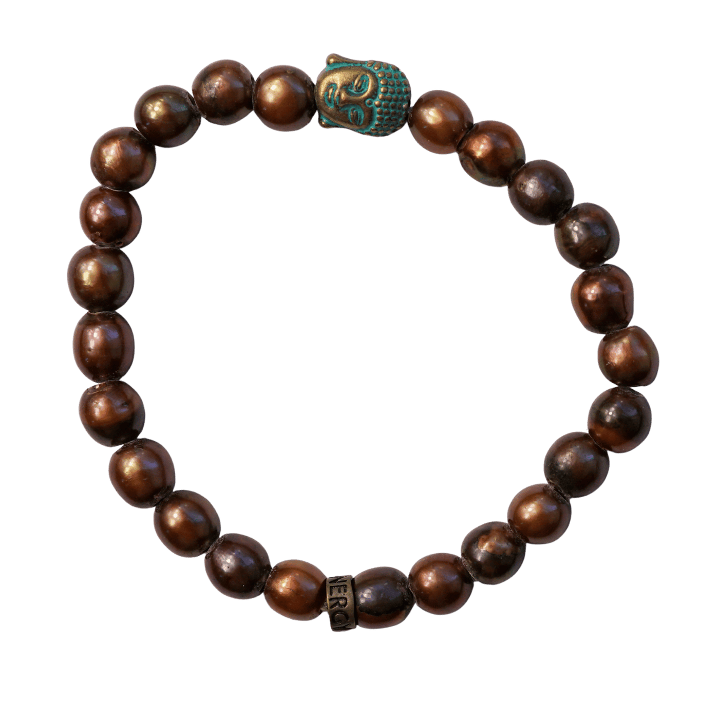 Golden Pearl Buddha Bracelet