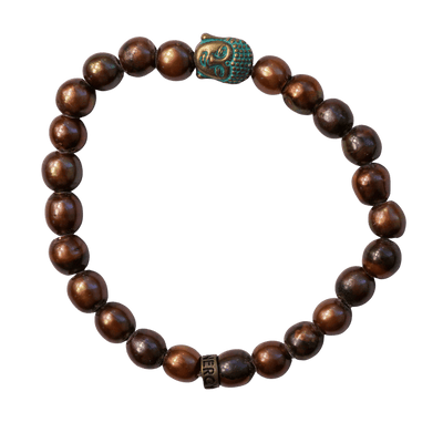Golden Pearl Buddha Bracelet