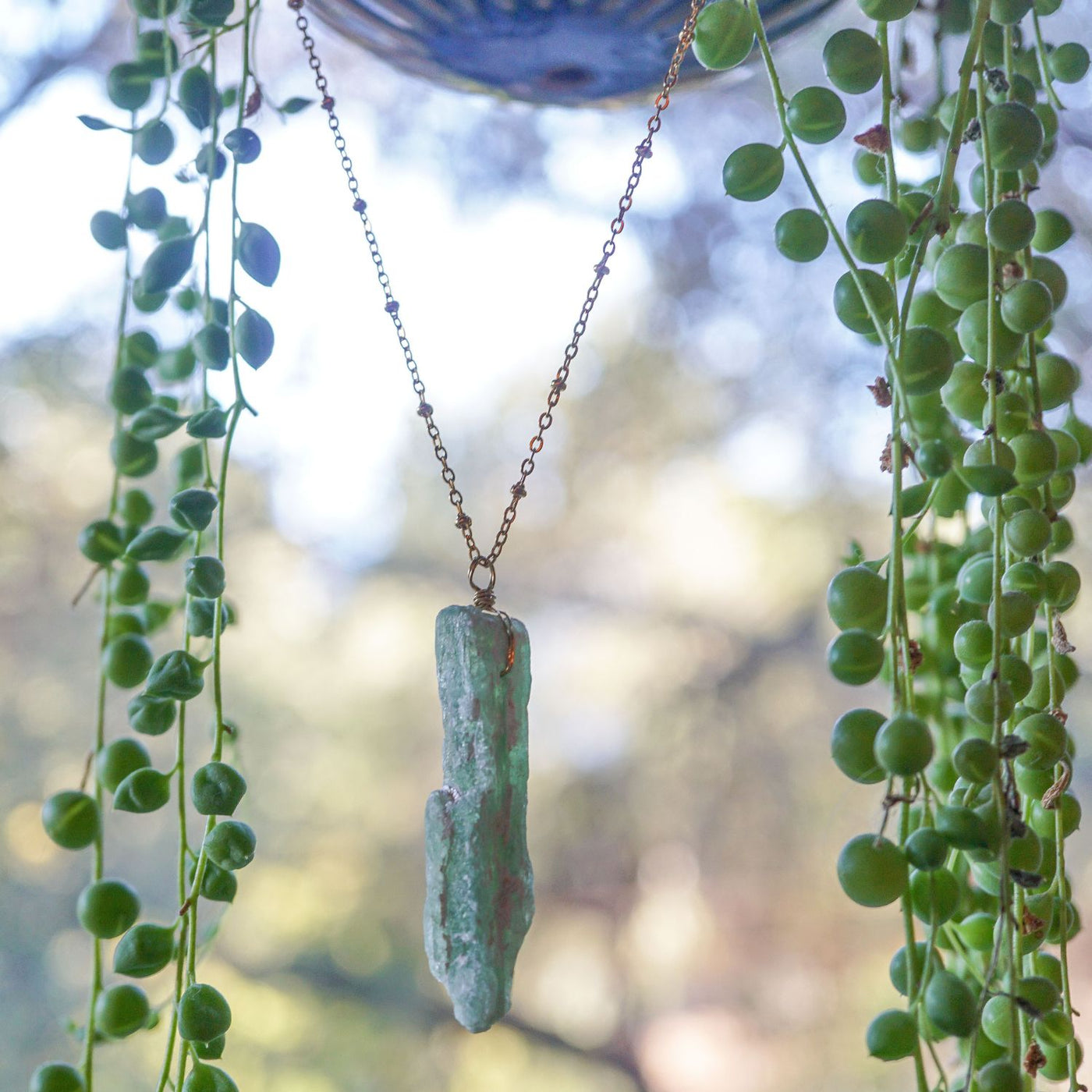 Green Kyanite Necklace