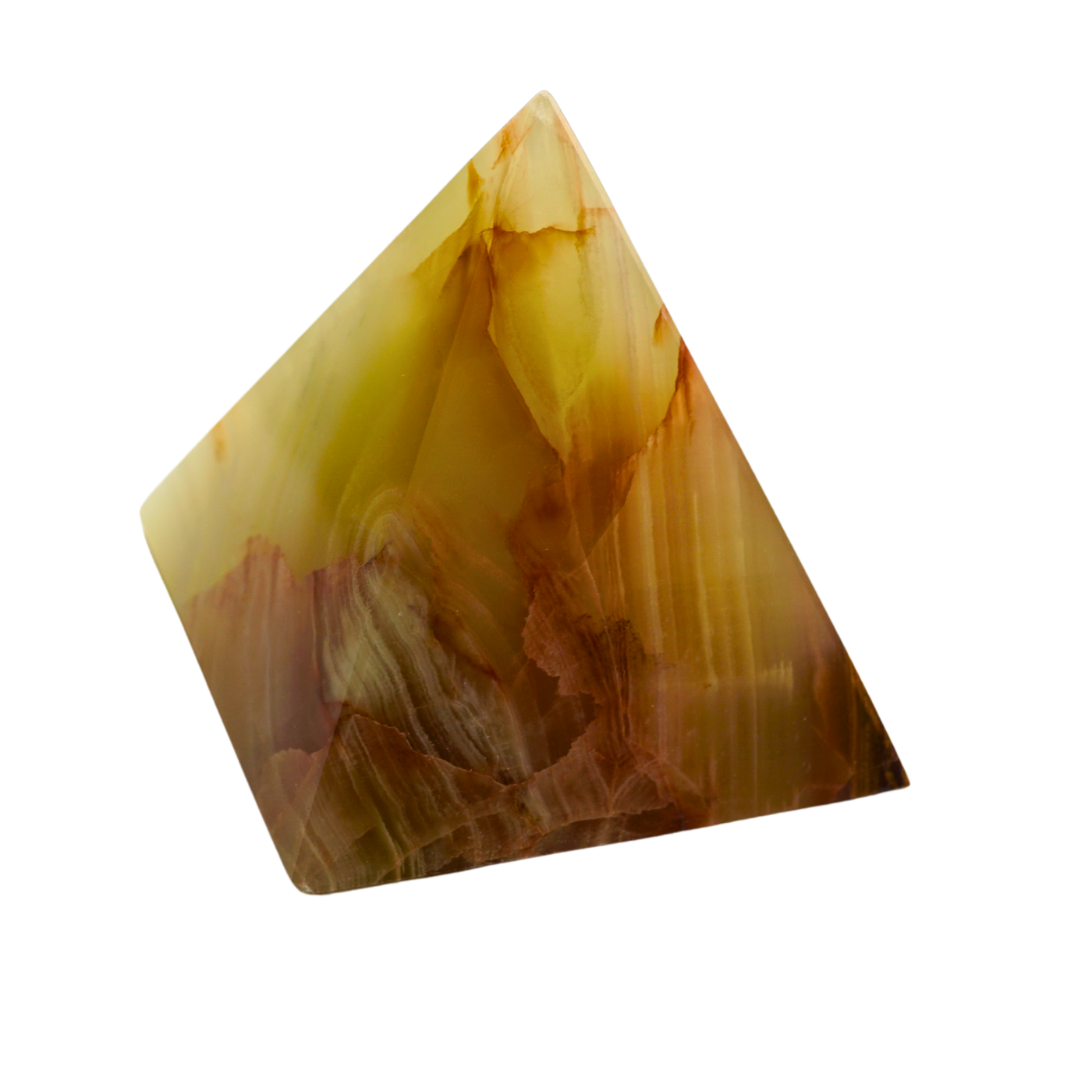 Green Onyx Pyramid