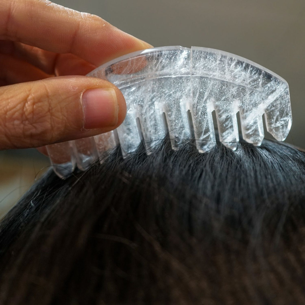 Clear Quartz Gua Sha Comb
