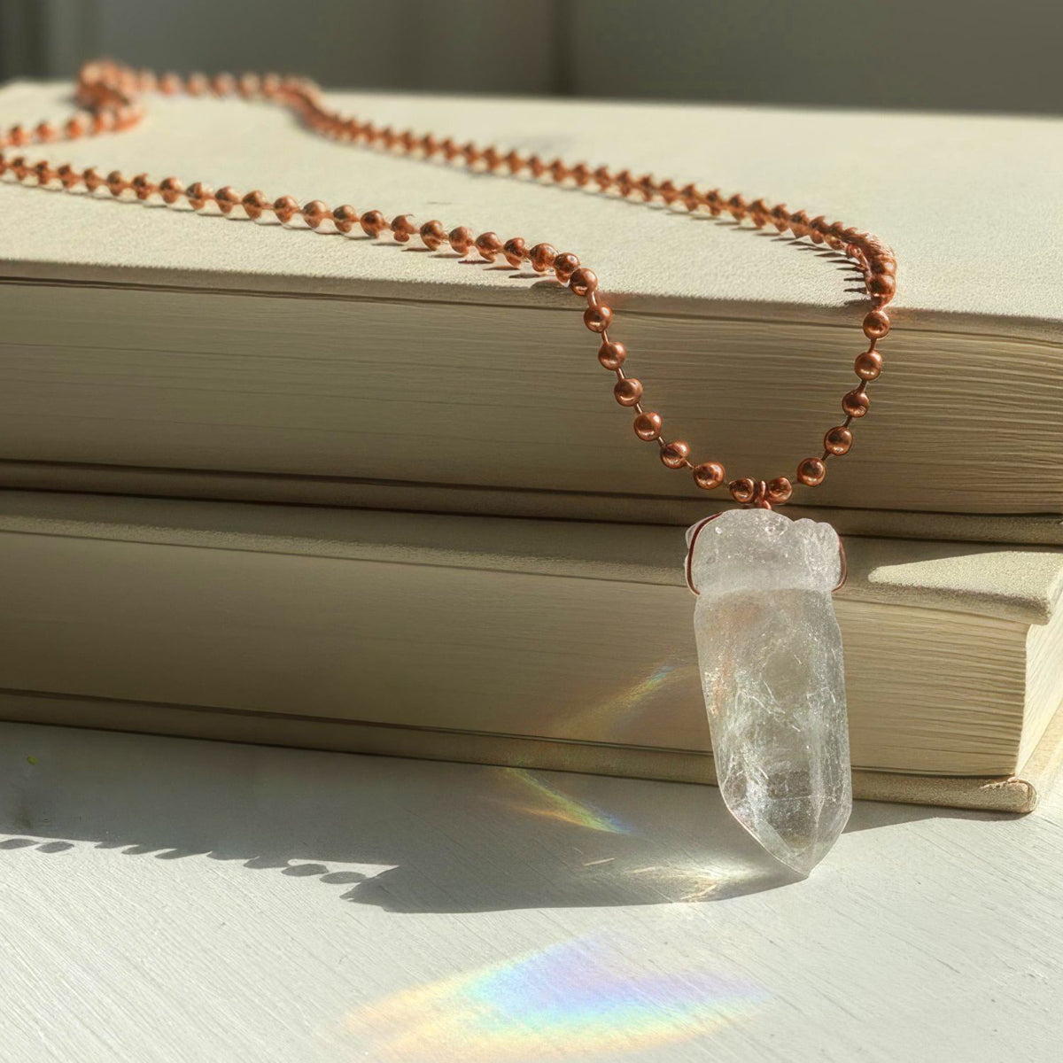 Himalayan Quartz Copper Necklace