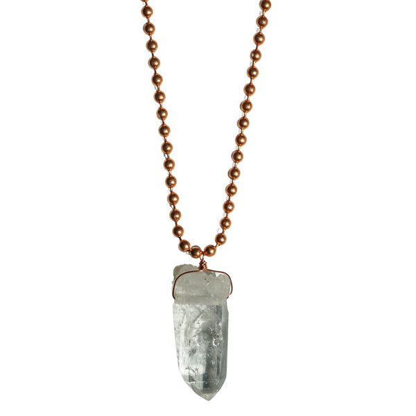 Himalayan Quartz Copper Necklace
