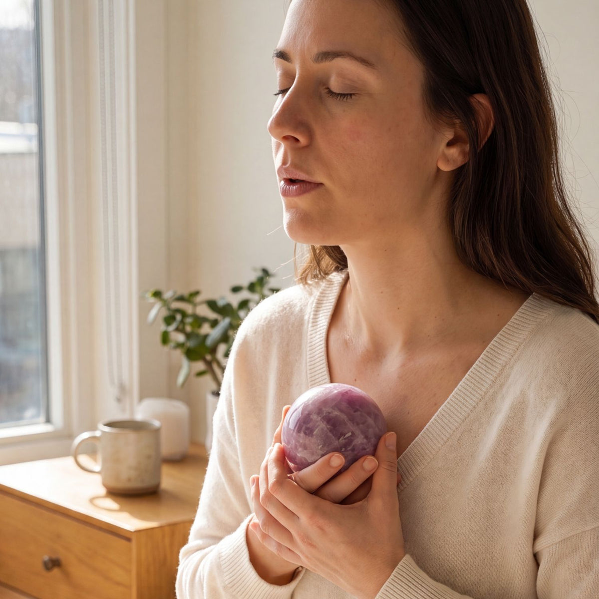 Kunzite Sphere