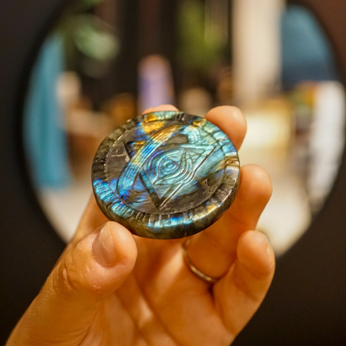 Labradorite All-Seeing Eye