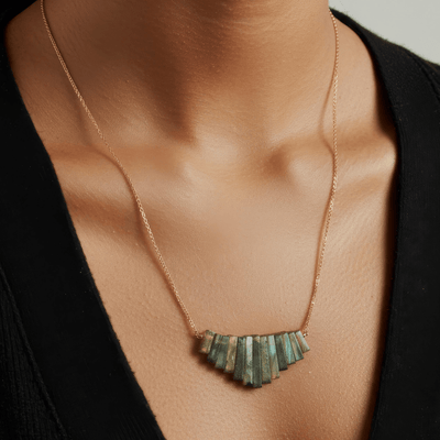 Labradorite Collar Necklace