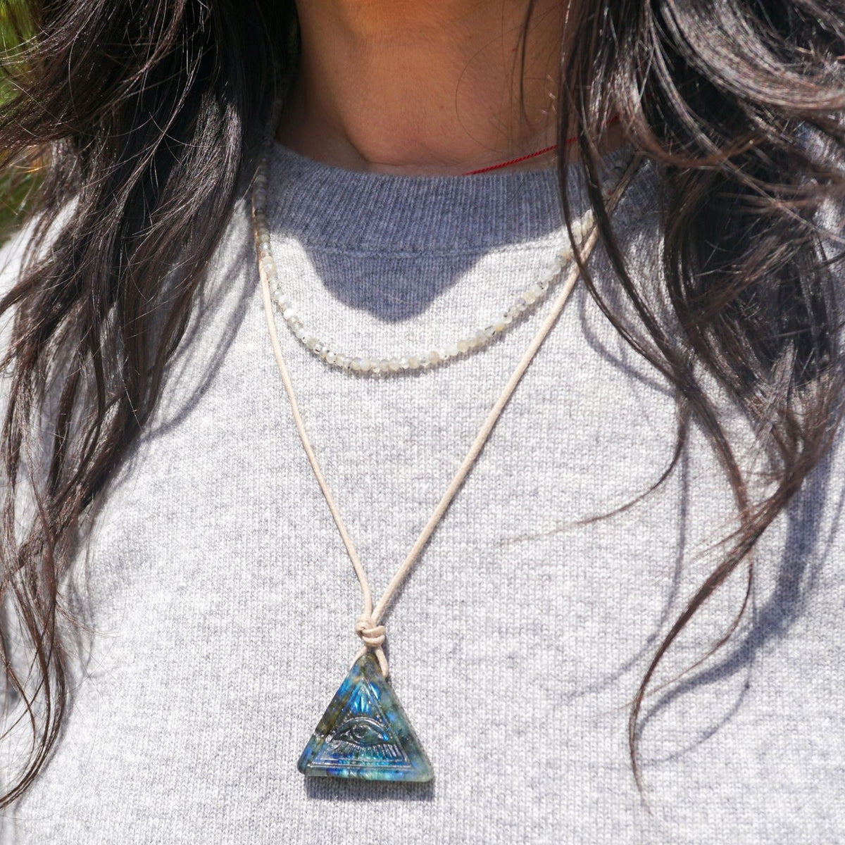 Labradorite All-Seeing Eye Necklace