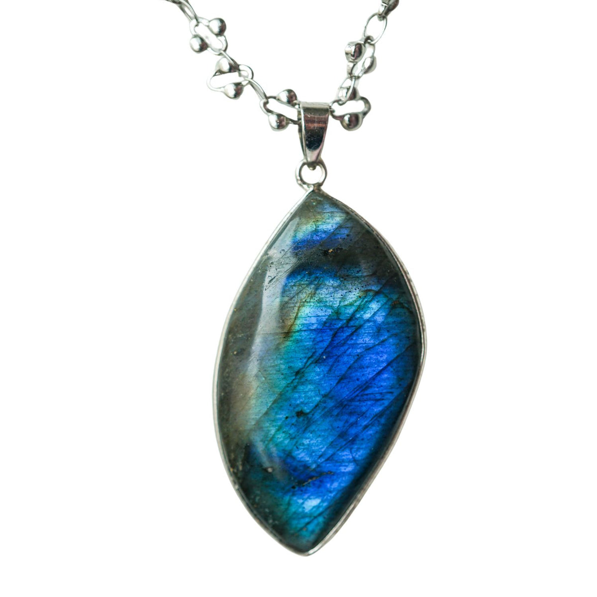 Blue Labradorite Pendant Necklace